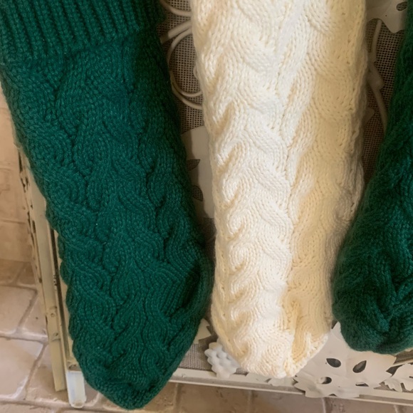 NEW wo tags. 4 Knit Christmas Stockings, Cottage 🎄 - Picture 8 of 8